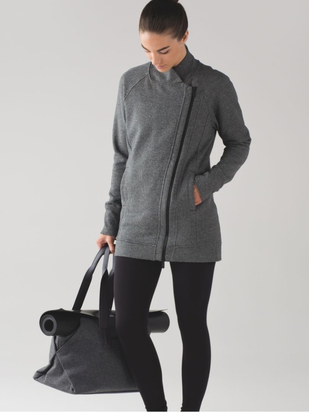 LULULEMON Back To It Wrap *Heathered Speckled Black*